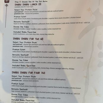 Ichi Shabu - Menu - Japanese Near Me - Fresno, California Ichi Shabu - Menu - Japanese Near Me - Fresno, California
