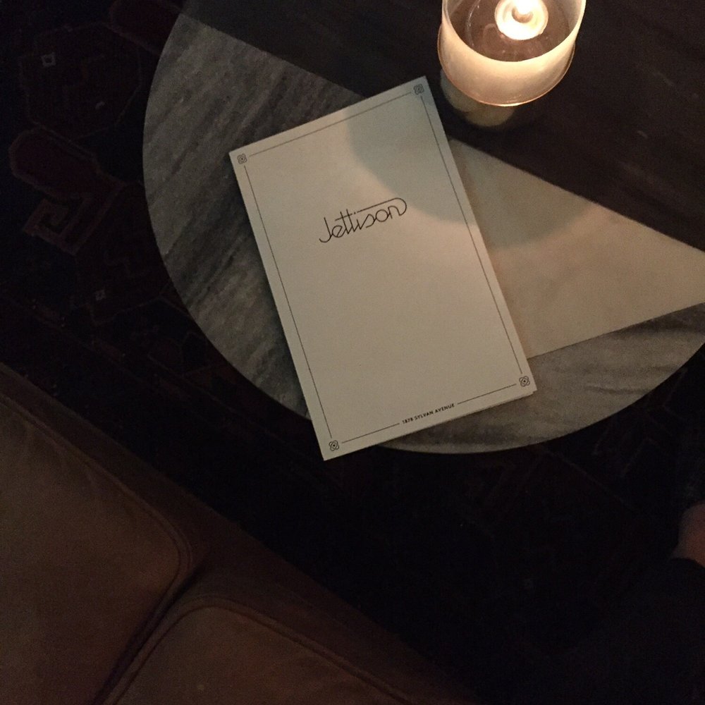Jettison - Cocktail menu by candlelight, on every table - Cocktail Bars Near Me - Dallas, Texas