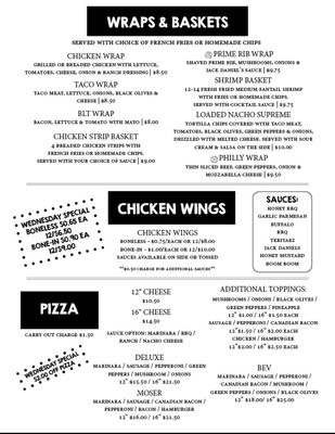 Menu photo 4 Katy’s Log Cabin Restaurant Oakfield, WI
