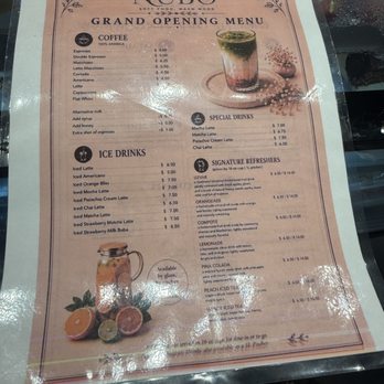 Nubo - menu - Modern European Near Me - Clearwater, Florida