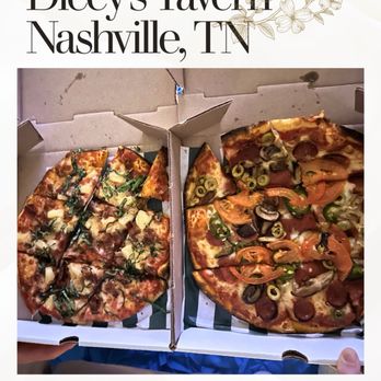 Dicey's Pizza & Tavern - Two custom pizzas - Pizza Near Me - Nashville, Tennessee Dicey's Pizza & Tavern - Two custom pizzas - Pizza Near Me - Nashville, Tennessee