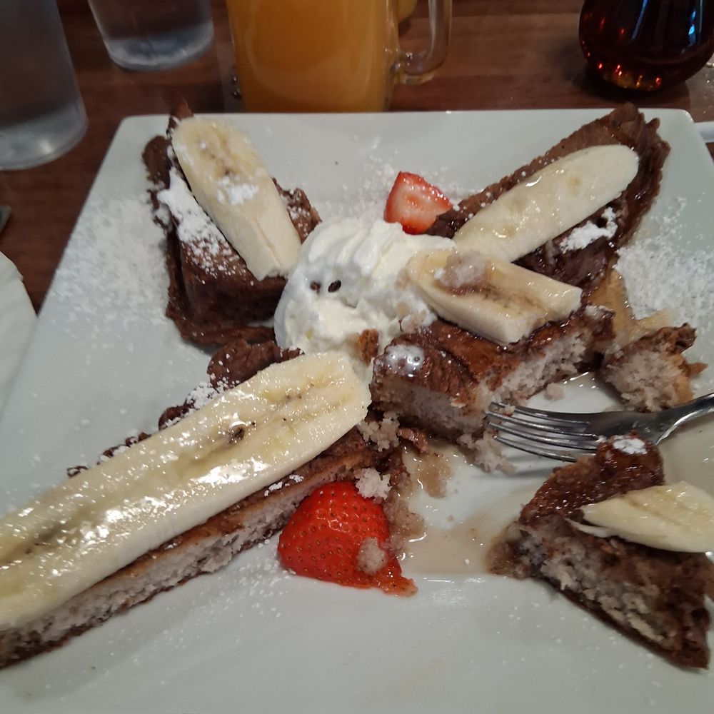 Banana French toast. Banana French toast.