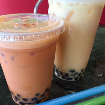 Yumy Gurt - Thai Milk Tea with tapioca (small) and Mango Milk Tea with tapioca (large) - Ice Cream & Frozen Yogurt Near Me - Pinole, California Yumy Gurt - Thai Milk Tea with tapioca (small) and Mango Milk Tea with tapioca (large) - Ice Cream & Frozen Yogurt Near Me - Pinole, California
