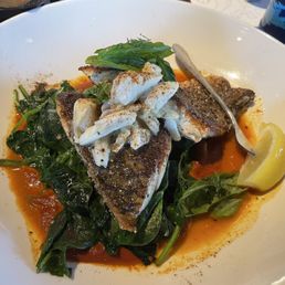 Crispy Skin Redfish & Jumbo Crab Crispy Skin Redfish & Jumbo Crab