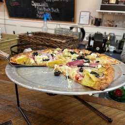 Pizza. And it was great. The service was HORRIBLE