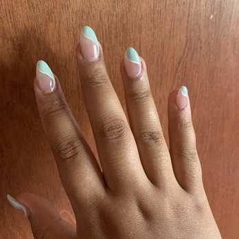 B Nails & Spa - acrylic fullset with design - Nail Salons Near Me - Seattle, Washington B Nails & Spa - acrylic fullset with design - Nail Salons Near Me - Seattle, Washington
