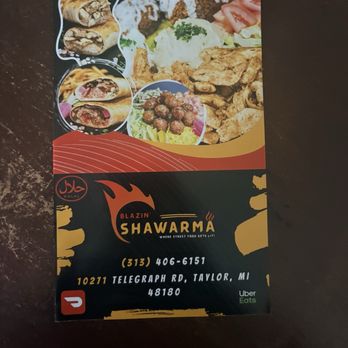 Blazin Shawarma - Menu - Lebanese Near Me - Taylor, Michigan Blazin Shawarma - Menu - Lebanese Near Me - Taylor, Michigan