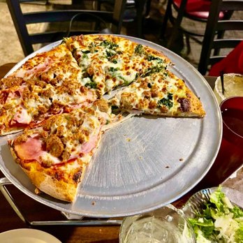 Silly Al's Pizza - Meat lovers hand Alfredo pizza. - Pizza Near Me - Quartzsite, Arizona