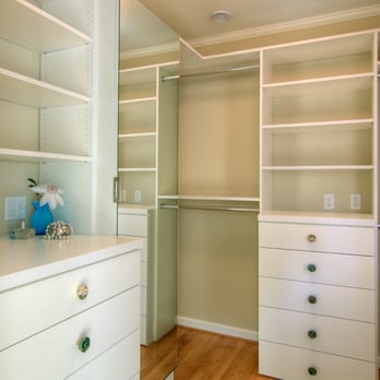 Organizeology - I designed this closet for a reno for my awesome clients. There is a mirror on both sides of the cabinet door and his & her drawers. - Home Organization Near Me - Lafayette, California Organizeology - I designed this closet for a reno for my awesome clients. There is a mirror on both sides of the cabinet door and his & her drawers. - Home Organization Near Me - Lafayette, California