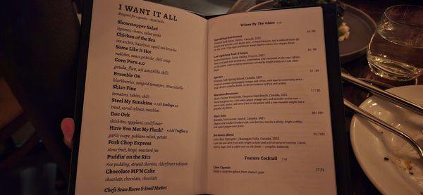 Menu photo 4 The Mackenzie Room Vancouver, BC