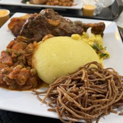 AFRA GRILL EXPRESS @ Easton | AFRICAN & SOMALI CUISINE - Fufu and lamb shank