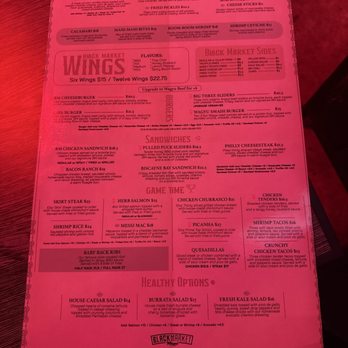 Black Market Miami - Food menu - Sports Bars Near Me - Miami, Florida