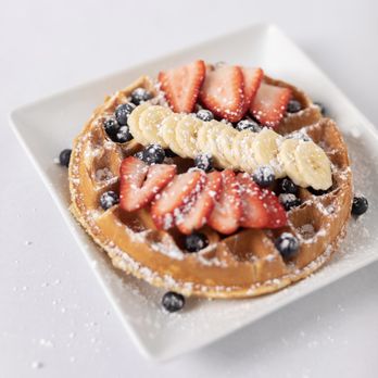 Rolled Cold Creamery - a waffle topped with strawberries and bananas - Ice Cream & Frozen Yogurt Near Me - Lancaster, Pennsylvania Rolled Cold Creamery - a waffle topped with strawberries and bananas - Ice Cream & Frozen Yogurt Near Me - Lancaster, Pennsylvania