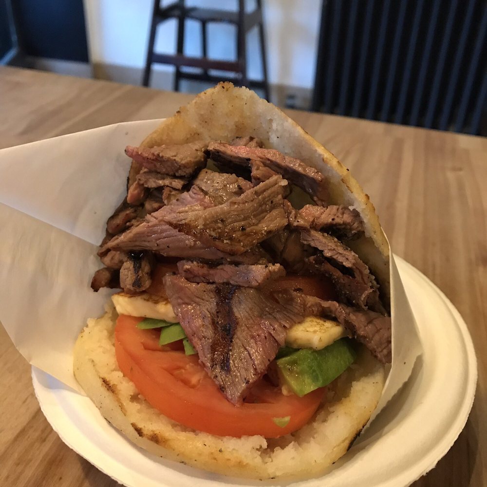 White Maize - Parrilla Arepa $11.48 - Venezuelan Near Me - Brooklyn, New York White Maize - Parrilla Arepa $11.48 - Venezuelan Near Me - Brooklyn, New York
