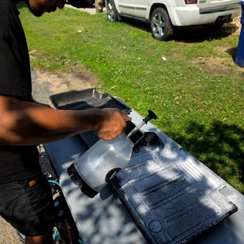 E&M AutoDetailing - Rubber mat shampoo application - Auto Detailing Near Me - Delran, New Jersey E&M AutoDetailing - Rubber mat shampoo application - Auto Detailing Near Me - Delran, New Jersey