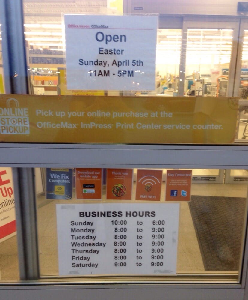 Officemax Hours Killeen Tx at Essie Patel blog