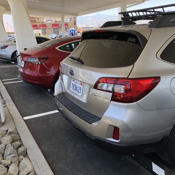 Tesla Supercharger Station - Tejon Ranch - No Subaru's should be parking in the Tesla Supercharging station just to get shade- esp when it's a packed holiday day. - EV Charging Stations Near Me - Lebec, California Tesla Supercharger Station - Tejon Ranch - No Subaru's should be parking in the Tesla Supercharging station just to get shade- esp when it's a packed holiday day. - EV Charging Stations Near Me - Lebec, California