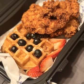 Ledgie By Chef Mike - Small Chicken and Waffle - Food Trucks Near Me - San Bernardino, California Ledgie By Chef Mike - Small Chicken and Waffle - Food Trucks Near Me - San Bernardino, California