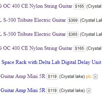 Crowley's Guitar Shoppe - Just some of Crowley's "Owner Section" spam- - Guitar Stores Near Me - Crystal Lake, Illinois Crowley's Guitar Shoppe - Just some of Crowley's "Owner Section" spam- - Guitar Stores Near Me - Crystal Lake, Illinois