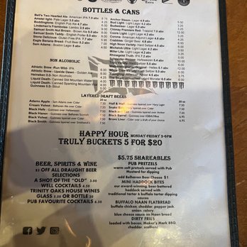The Pub - Rookwood - Menu - Pubs Near Me - Cincinnati, Ohio