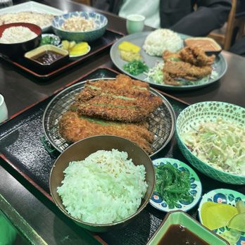 Ganji - Chicken Katsu in the front, Crab Katsu in the back, and Cheese chicken Catsun on the Back Left - Japanese Near Me - San Francisco, California