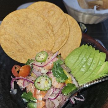 El Muelle Seafood - Salmon ceviche! - Seafood Near Me - Houston, Texas