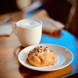 The Kochi Cafe - Americano with oat milk and a pecan scone
