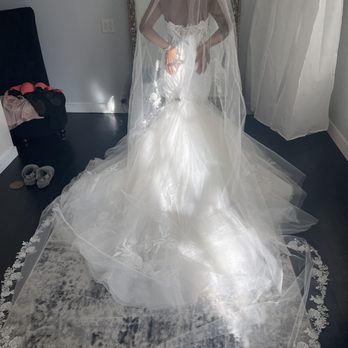 Basia The Dressmaker - wedding dress and veil with no alterations - Sewing & Alterations Near Me - Haverford, Pennsylvania