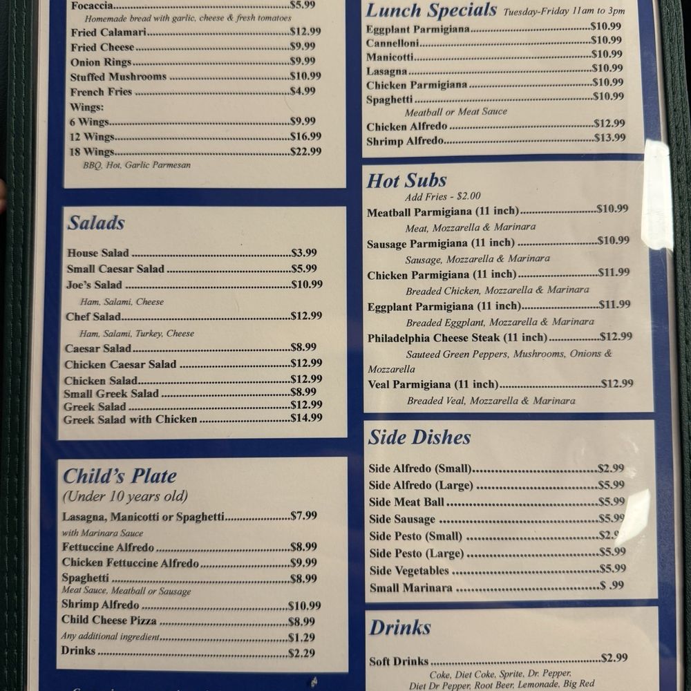 Joe’s Italian Grill - Menu - Pizza Near Me - Pasadena, Texas Joe’s Italian Grill - Menu - Pizza Near Me - Pasadena, Texas