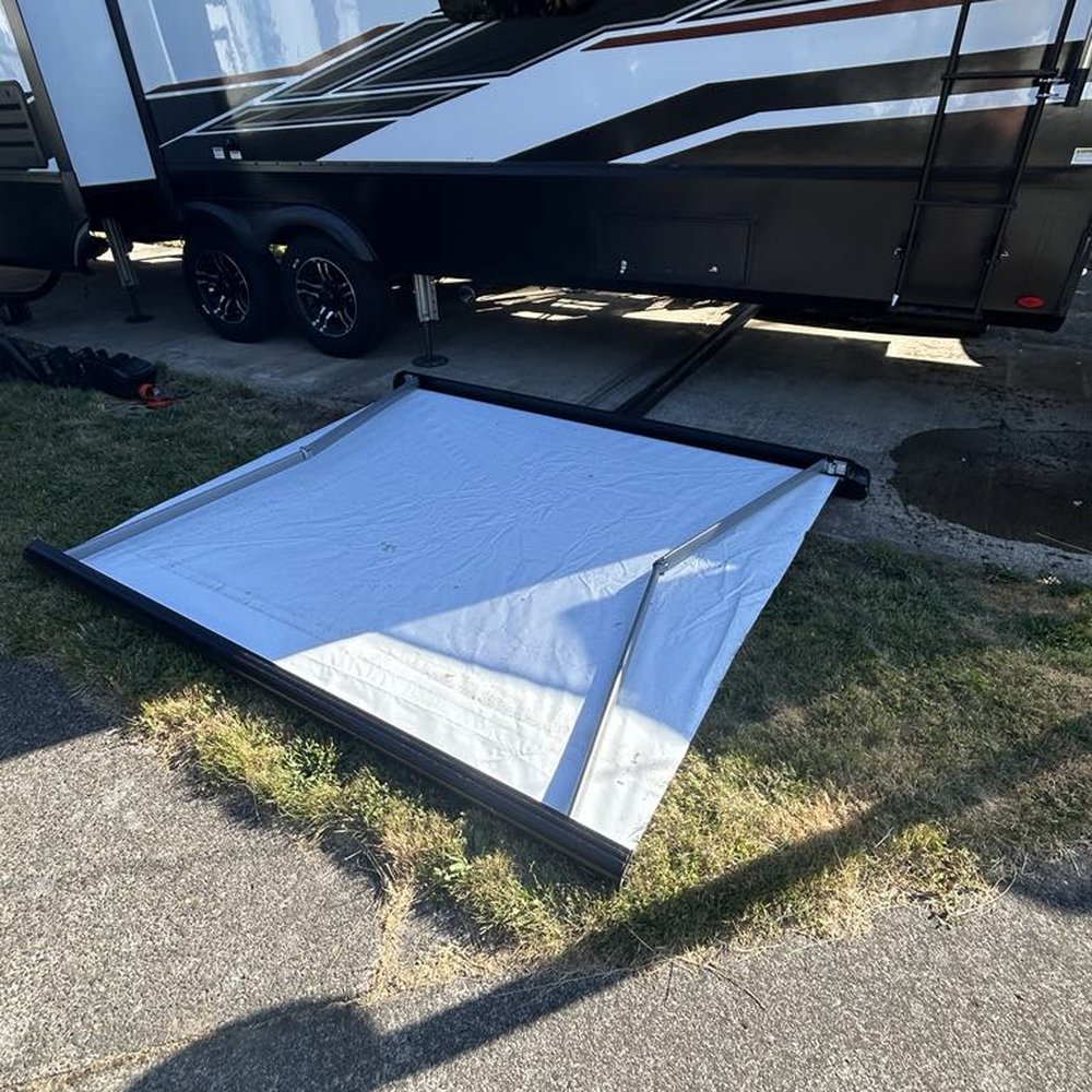 Sundance RV Center - patio awning that fell off and almost injured my dog - RV Repair Near Me - Shelton, Washington Sundance RV Center - patio awning that fell off and almost injured my dog - RV Repair Near Me - Shelton, Washington