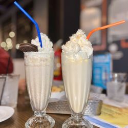 Village Brewing Company - cookies and cream and half baked apple pie spiked milkshakes