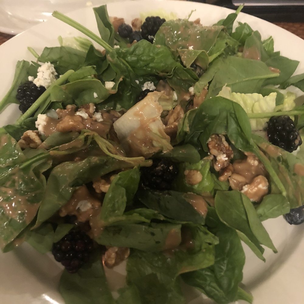 Obrigado Restaurant - Salad. So good- looked much prettier until I mixed it up! - Mediterranean Near Me - Louisa, Virginia Obrigado Restaurant - Salad. So good- looked much prettier until I mixed it up! - Mediterranean Near Me - Louisa, Virginia