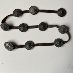 The concho belt they helped me with