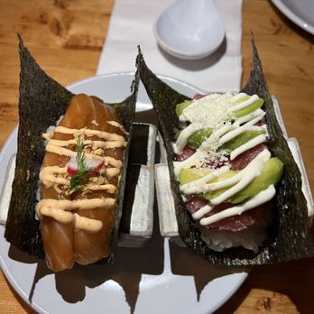 Bosso Ramen Tavern - Spicy Salmon and Tuna and Avocado Sushi - Ramen Near Me - Cambridge, Massachusetts Bosso Ramen Tavern - Spicy Salmon and Tuna and Avocado Sushi - Ramen Near Me - Cambridge, Massachusetts