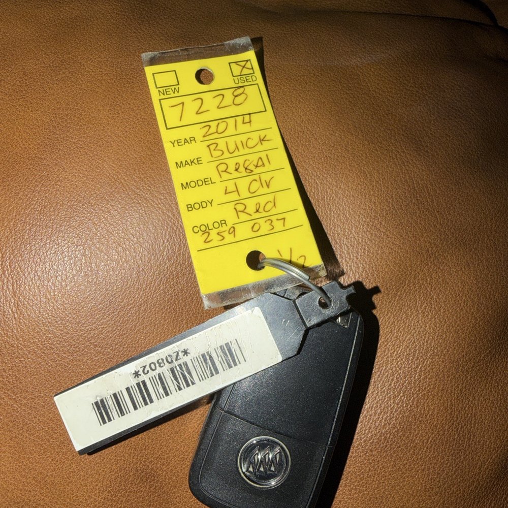 The spare keys I was given for this vehicle with the original dealership tags still attached. The spare keys I was given for this vehicle with the original dealership tags still attached.