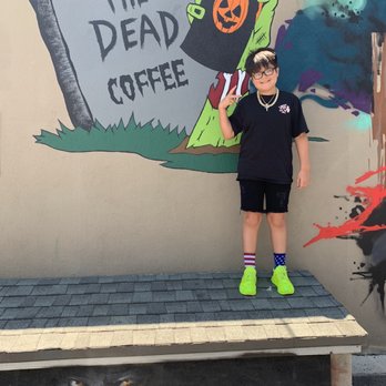 Roast The Dead Coffee - Mural outside! - Coffee & Tea Near Me - Yucaipa, California Roast The Dead Coffee - Mural outside! - Coffee & Tea Near Me - Yucaipa, California