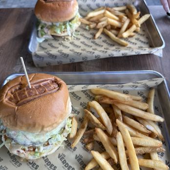 Los Verdes - Veggie and Beef Burgers; both delicious. - Burgers Near Me - Hallandale Beach, Florida Los Verdes - Veggie and Beef Burgers; both delicious. - Burgers Near Me - Hallandale Beach, Florida