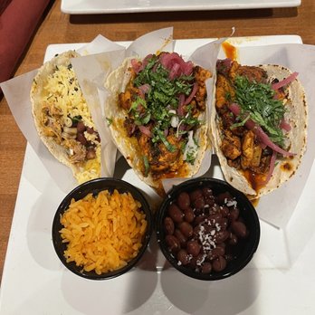 Cocina Madrigal - 1 Chicken taco, 2 Al pastor tacos, rice and beans - Tacos Near Me - Phoenix, Arizona Cocina Madrigal - 1 Chicken taco, 2 Al pastor tacos, rice and beans - Tacos Near Me - Phoenix, Arizona