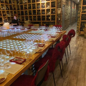 Wine Watch - a long table with wine glasses on it - Beer, Wine & Spirits Near Me - Fort Lauderdale, Florida Wine Watch - a long table with wine glasses on it - Beer, Wine & Spirits Near Me - Fort Lauderdale, Florida