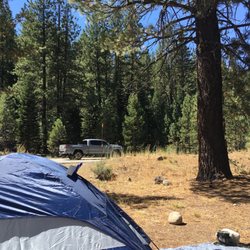 Camp. About 25 feet from the highway. Cars all night. I could have gotten over that but the dog crap all over the site put me over the edge.