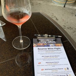 Reserve Wine Flight Menu Reserve Wine Flight Menu