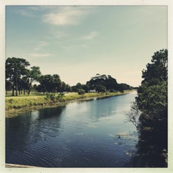 John Prince Park Campgrounds - Bike path along the canal!