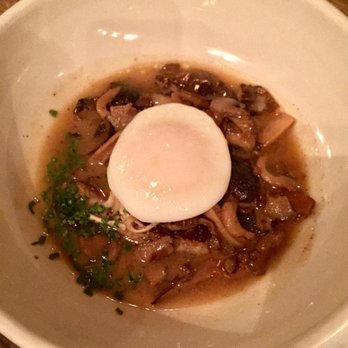 Fedora - Mushroom and poached egg - New American Near Me - New York, New York Fedora - Mushroom and poached egg - New American Near Me - New York, New York