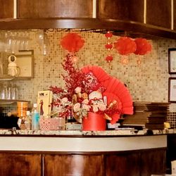 Vn Noodle House - Counter in red for Valentines