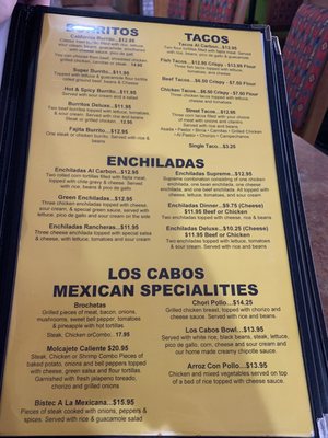Menu photo 5 EL Ranchito Mexican Restaurant  Leesburg, FL