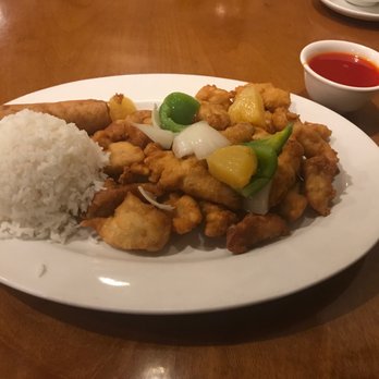 Happy Wok - Sweet & Sour Chicken with sauce on the side - Asian Fusion Near Me - Liberty Hill, Texas Happy Wok - Sweet & Sour Chicken with sauce on the side - Asian Fusion Near Me - Liberty Hill, Texas