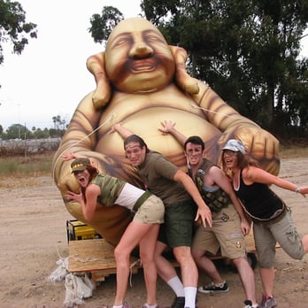Gladiator Rock N Run - rubbing Buddha's belly for a wish - Festivals Near Me - Irvine, California Gladiator Rock N Run - rubbing Buddha's belly for a wish - Festivals Near Me - Irvine, California