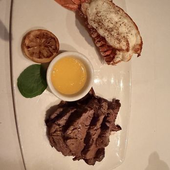 The Capital Grille - Sliced Filet Mignon with Cipollini Onions, Wild Mushrooms and Fig Essence - Steakhouses Near Me - Phoenix, Arizona