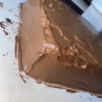 Blu Crocker - Chocolate overload cake before the cake crumble - Desserts Near Me