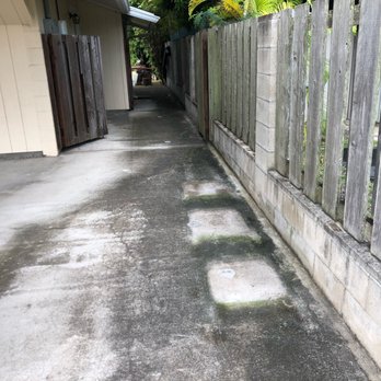 AG Pressure Washing - Side of house before pressure wash. - Pressure Washers Near Me